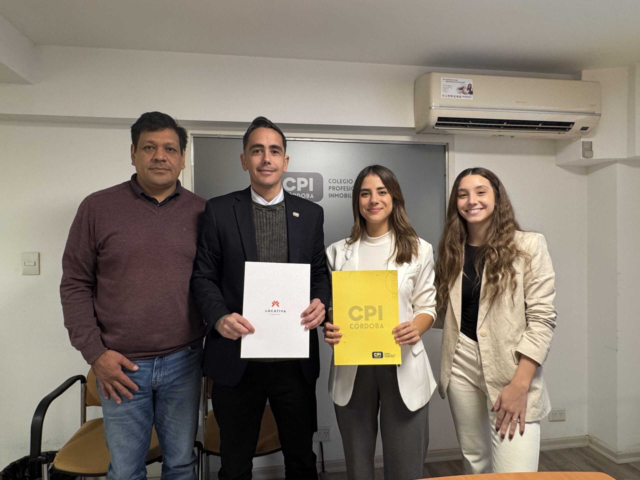 Locativa y el Colegio de Corredores Inmobiliarios de Córdoba renovaron su convenio de colaboración